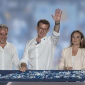 Alberto Núñez Feijóo junto a otros dirigentes del PP tras las elecciones del 23 de julio Alberto Núñez Feijóo junto a otros dirigentes del PP tras las elecciones del 23 de julio