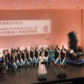 Imagen de la primera velada del 69º Certamen Internacional de Habaneras y Polifonía de Torrevieja, que se celebra hasta este domingo 30 de julio