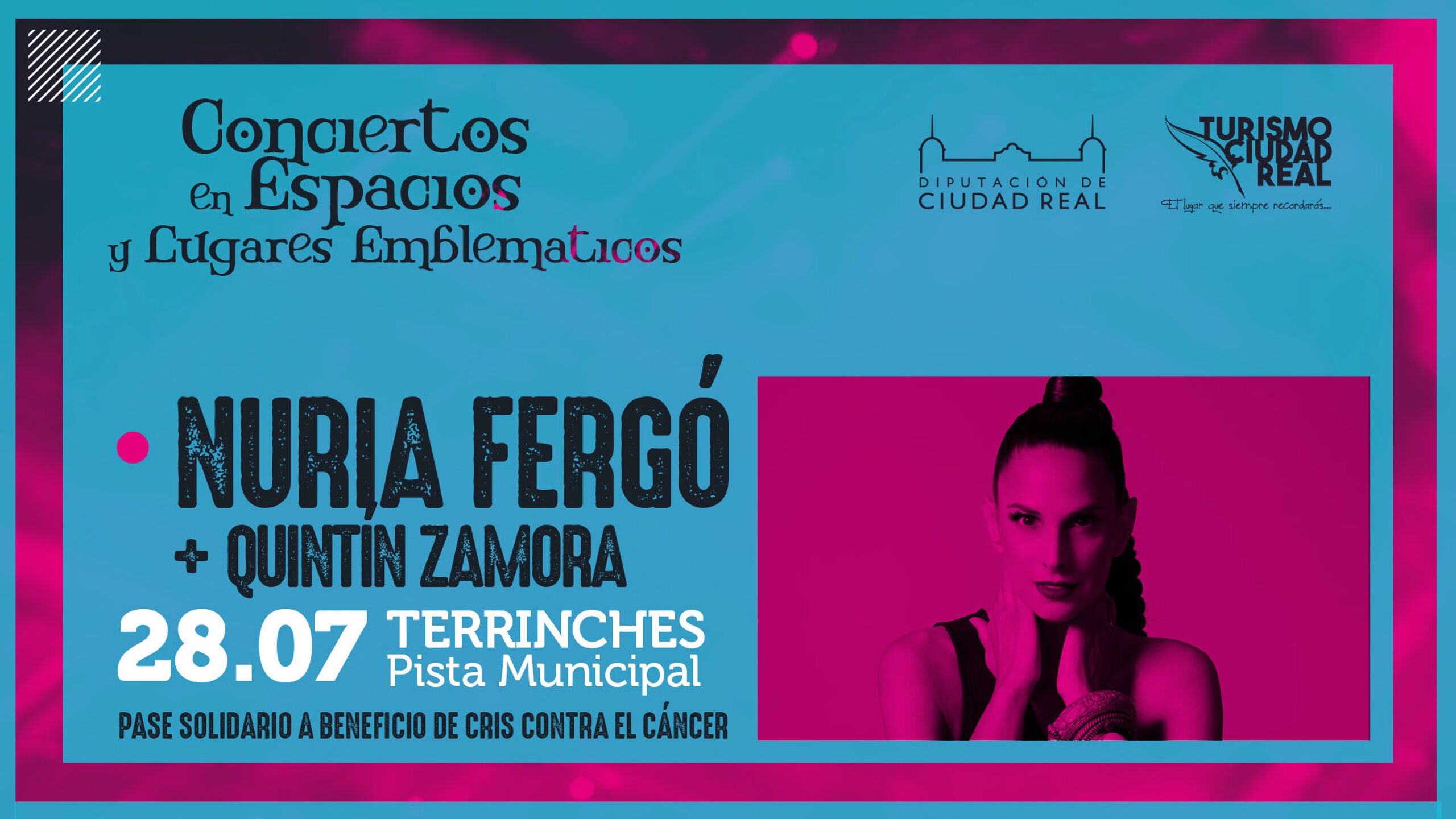 Terrinches recibe a Nuria Fergó y lo hará recaudando fondos para Fundación 'CRIS contra el cáncer' Terrinches recibe a Nuria Fergó y lo hará recaudando fondos para Fundación 'CRIS contra el cáncer'