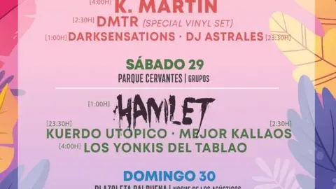 Cartel del Festivaldepeñas 2023 Cartel del Festivaldepeñas 2023