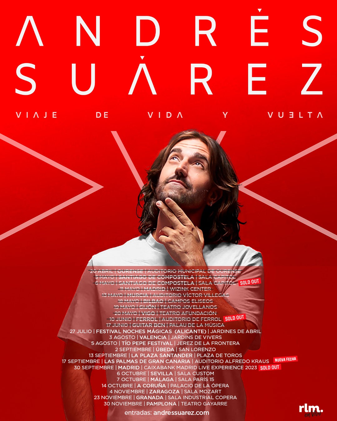 Andrés Suárez: "Canto lo que conozco, no soy capaz de inventarme una canción" Andrés Suárez: "Canto lo que conozco, no soy capaz de inventarme una canción"