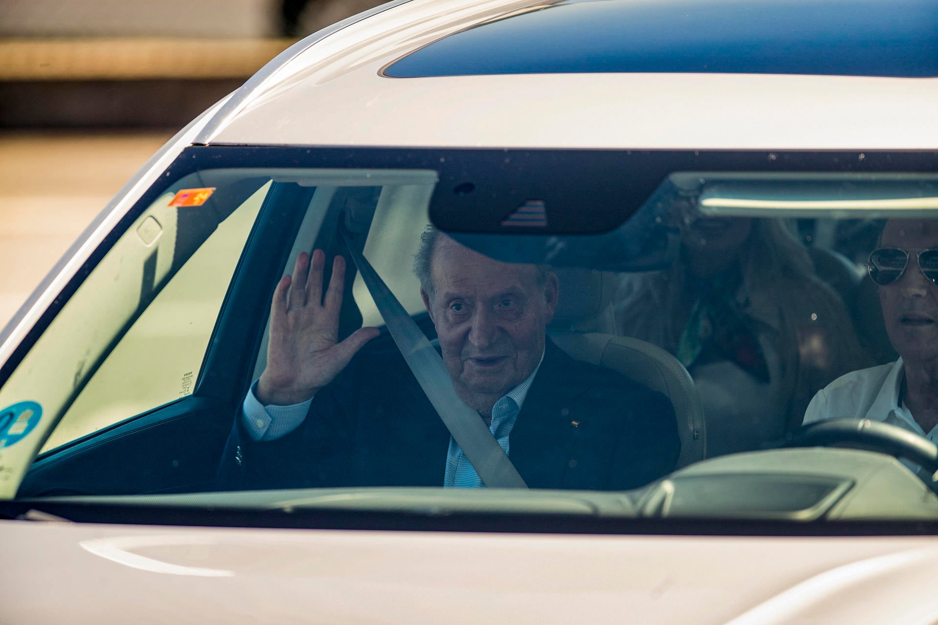Juan Carlos I llega a Vigo en su tercera visita a España Juan Carlos I llega a Vigo en su tercera visita a España