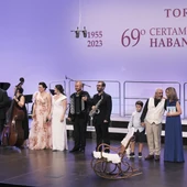 Instante de la segunda velada del certamen, tras la puesta en escena de 'El regalo: el cuento de la Habanera' Instante de la segunda velada del certamen, tras la puesta en escena de 'El regalo: el cuento de la Habanera'