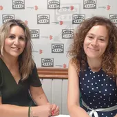 María del Mar De Gracia y Vicen Arias, integrantes de Ad Libitum María del Mar De Gracia y Vicen Arias, integrantes de Ad Libitum