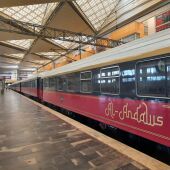 Llega a Zaragoza el lujoso tren Al Ándalus