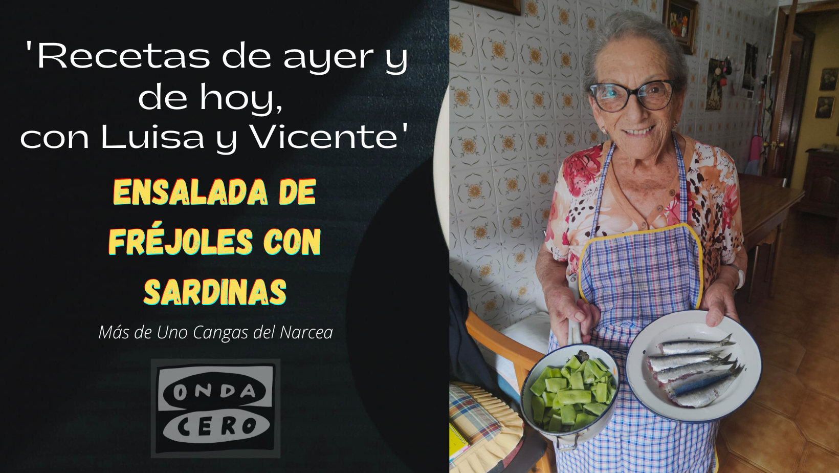 Ensalada de fréjoles y sardinas frescas Ensalada de fréjoles y sardinas frescas