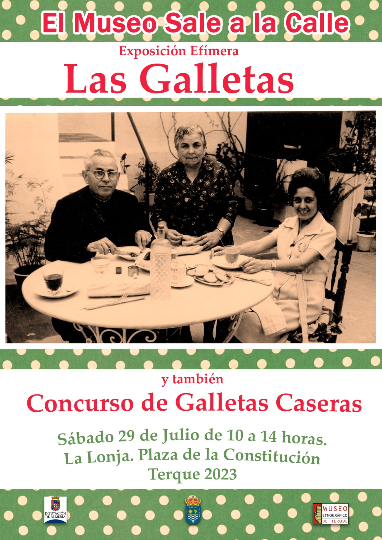 Las galletas inundan este sábado las calles de Terque Las galletas inundan este sábado las calles de Terque