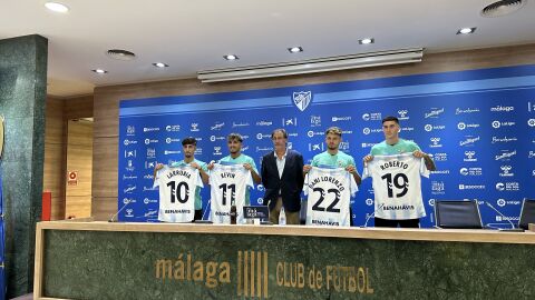 Presentaci&oacute;n de jugadores del M&aacute;laga CF