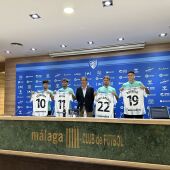 Presentación de jugadores del Málaga CF