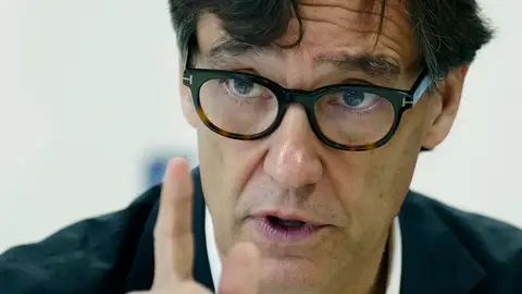 El líder del PSC, Salvador Illa, en una entrevista con EFE Salvador Illa rechaza repetir elecciones y cree que se articulará una mayoría a favor "de avanzar"