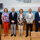 Presidenta, vicepresidentes y portavoz de la Diputación de Toledo
