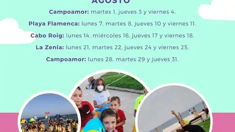 Juventud programa actividades para niños y jóvenes en las playas de Orihuela durante el mes de agosto Juventud programa actividades para niños y jóvenes en las playas de Orihuela durante el mes de agosto