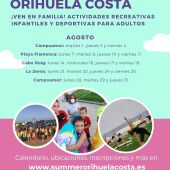 Juventud programa actividades para niños y jóvenes en las playas de Orihuela durante el mes de agosto