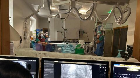 Sala de la Unidad de Hemodin&aacute;mica