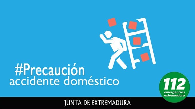Una mujer de 54 años herida menos grave este sábado al caer de unas escaleras de 3 metros de altura en Badajoz Una mujer de 54 años herida menos grave este sábado al caer de unas escaleras de 3 metros de altura en Badajoz