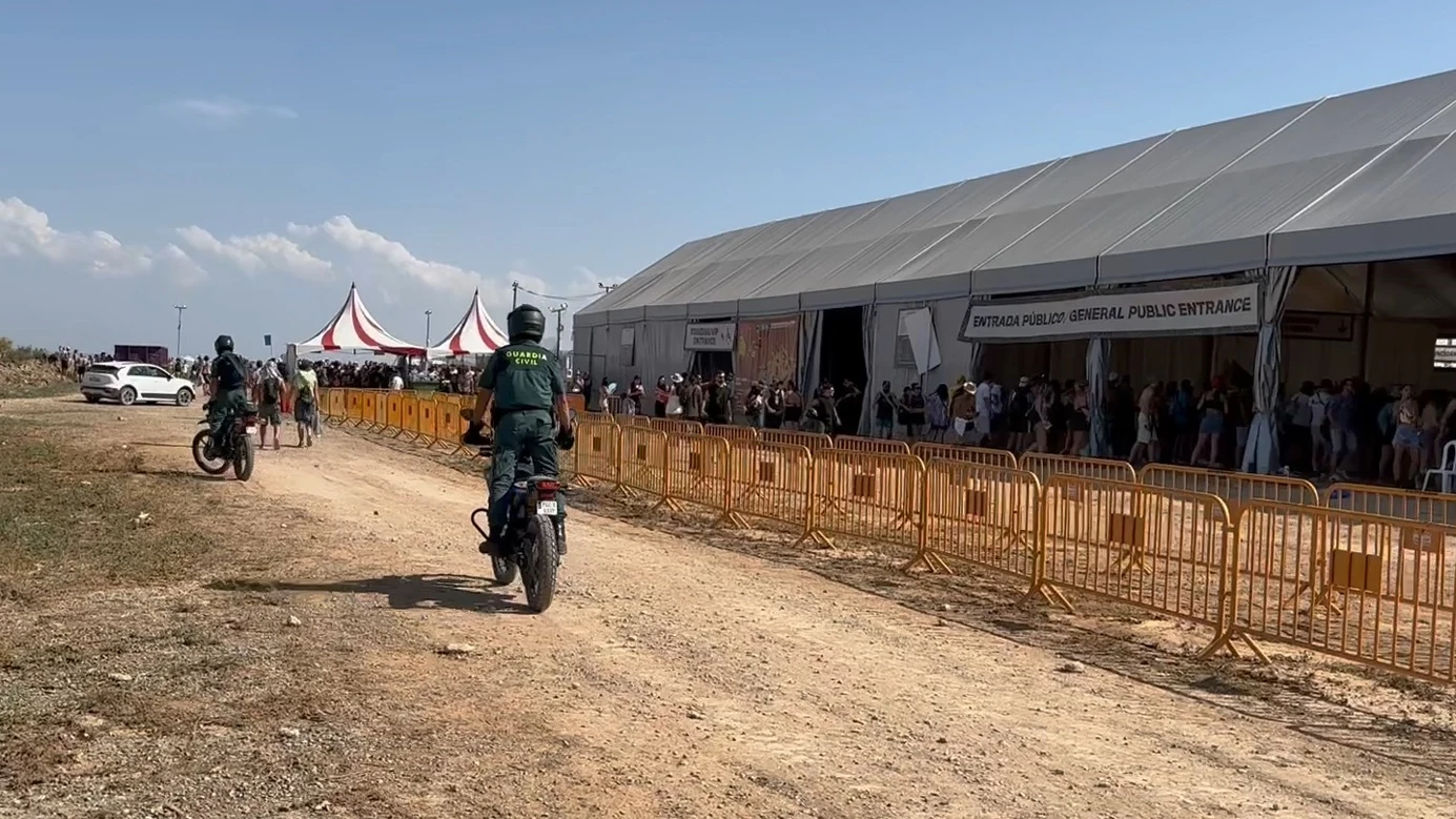El dispositivo de seguridad de la Guardia Civil duró día y medio. El dispositivo de seguridad de la Guardia Civil duró día y medio.