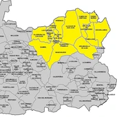 Mapa ZV viruela ovina y caprina en la provincia de Ciudad Real Mapa ZV viruela ovina y caprina en la provincia de Ciudad Real
