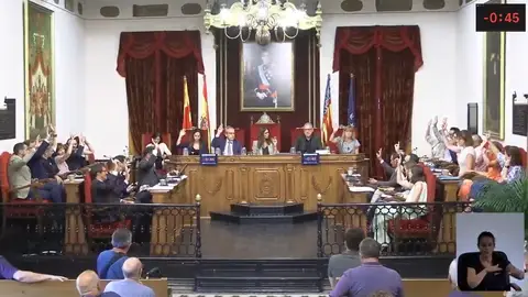 Pleno municipal del mes de julio de 2023 del Ayuntamiento de Elche. Pleno municipal del mes de julio de 2023 del Ayuntamiento de Elche.