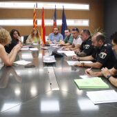Reunión en el Ayuntamiento de Onda para concretar el dispositivo de seguridad.