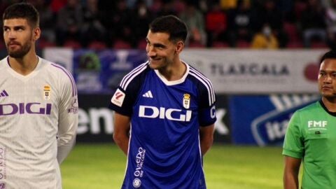 Dani Calvo en el partido de Tlaxcala