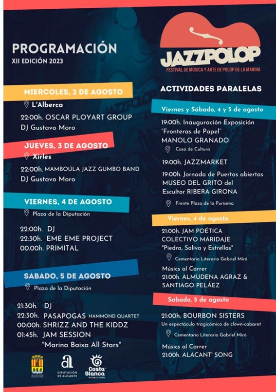 Más días y más escenarios para JAZZPOLOP 2023 Más días y más escenarios para JAZZPOLOP 2023