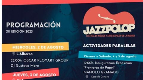 Cartel Jazz Polop