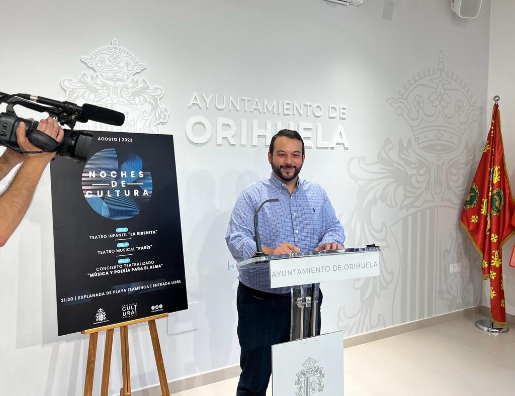 Las 'Noches de Cultura' llevan teatro y la poesía de Miguel Hernández a Orihuela Costa este mes de agosto Las 'Noches de Cultura' llevan teatro y la poesía de Miguel Hernández a Orihuela Costa este mes de agosto