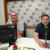 Agustín Cámara -presidente- y Carlos Ramos -director- de la Agrupación Musical 'Maestro Ibáñez' Agustín Cámara -presidente- y Carlos Ramos -director- de la Agrupación Musical 'Maestro Ibáñez'