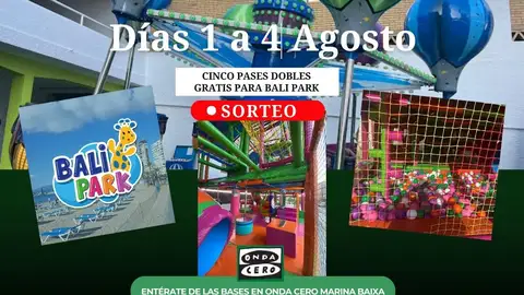¡¡¡ Sorteo de Entradas Gratis para el Bali Park !!! ¡¡¡ Sorteo de Entradas Gratis para el Bali Park !!!