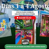¡¡¡ Sorteo de Entradas Gratis para el Bali Park !!! ¡¡¡ Sorteo de Entradas Gratis para el Bali Park !!!