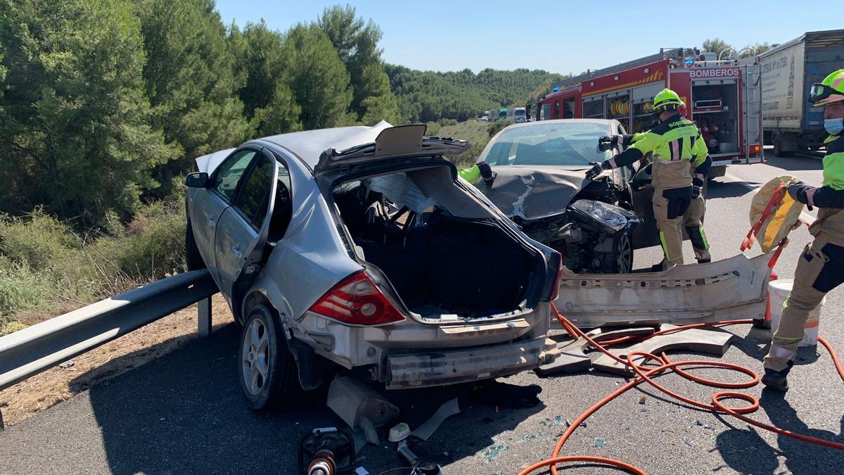 Aumentan las víctimas mortales de accidentes de tráfico en carreteras aragonesas Aumentan las víctimas mortales de accidentes de tráfico en carreteras aragonesas
