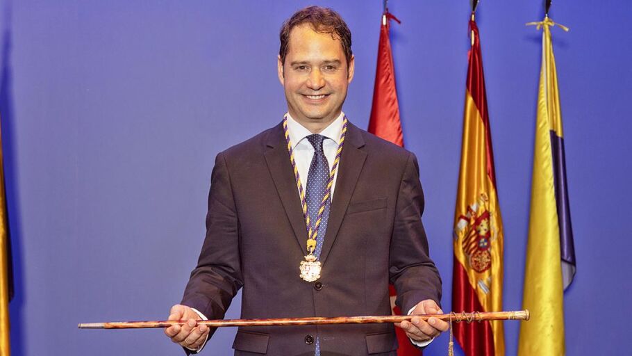 Ignacio V&aacute;zquez en su toma de posesi&oacute;n como alcalde de Torrej&oacute;n de Ardoz
