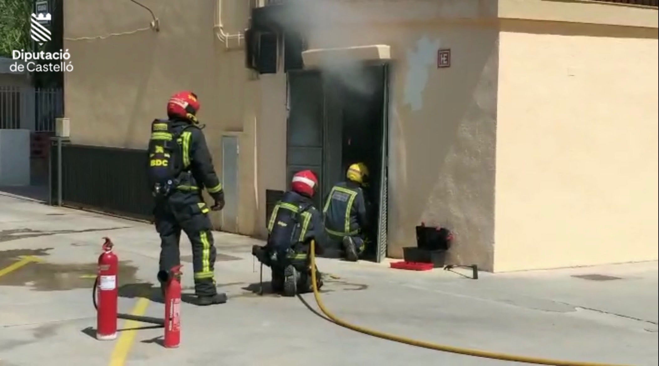 Incendio de un transformador eléctrico en Benicàssim Incendio de un transformador eléctrico en Benicàssim