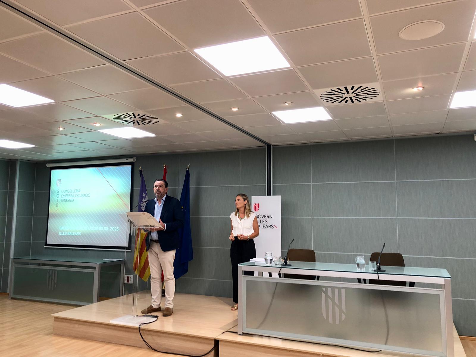 Sáenz de San Pedro, "satisfecho y orgulloso" con los datos del paro en Baleares Sáenz de San Pedro, "satisfecho y orgulloso" con los datos del paro en Baleares