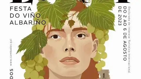 Festa do Albariño 2023 Cartel da festa do Albariño en Cambados