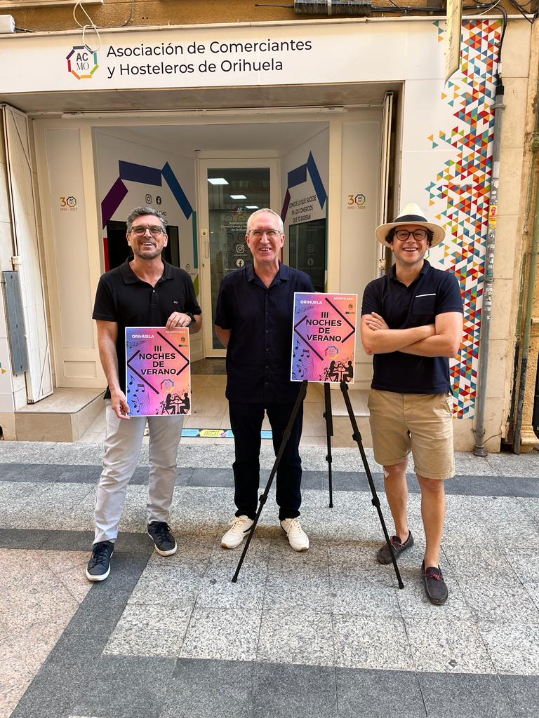 La Concejalía de Comercio y la Asociación de Comerciantes de Orihuela invitan a las 'Noches de Verano con ACMO' La Concejalía de Comercio y la Asociación de Comerciantes de Orihuela invitan a las 'Noches de Verano con ACMO'