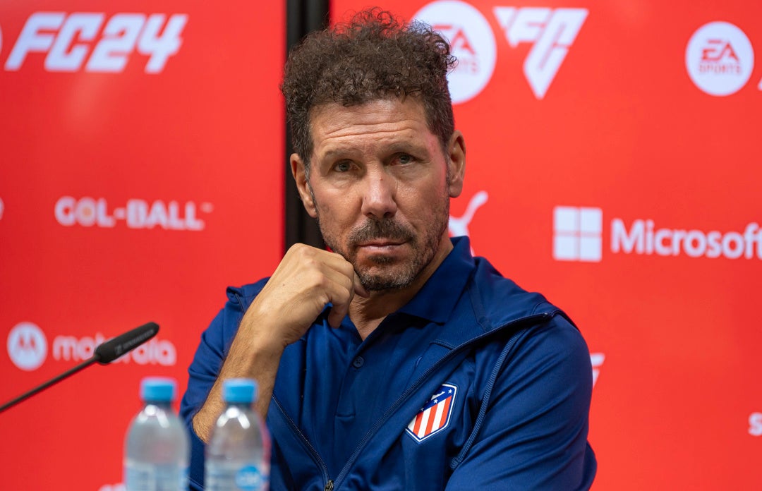 Simeone: "Tenemos un equipo equilibrado" Simeone: "Tenemos un equipo equilibrado"