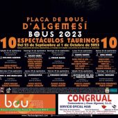 Algemesí Cartel Toros 2023
