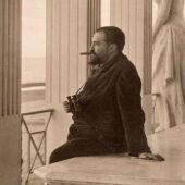 El escritor valenciano Vicente Blasco Ibáñez 