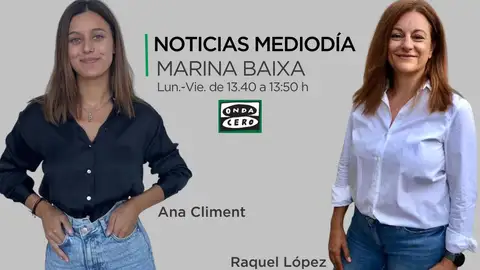 Noticias Mediodía Raquel López y Ana Climent Noticias Mediodía Raquel López y Ana Climent