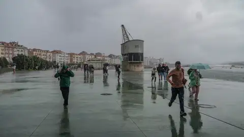 La borrasca 'Patricia', a su paso por Cantabria. La borrasca 'Patricia', a su paso por Cantabria.