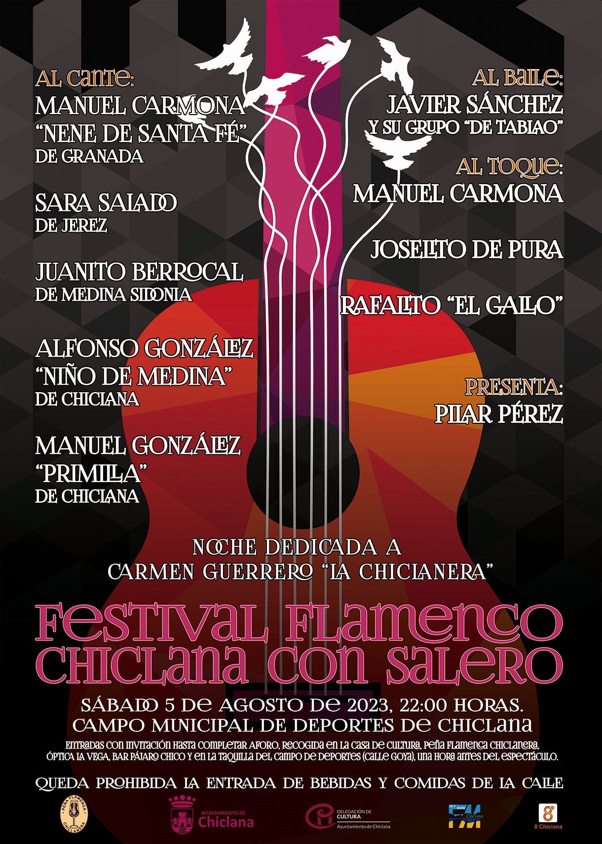 El Festival Flamenco ‘Chiclana con Salero’ se celebra el sábado en el Campo Municipal de Deportes El Festival Flamenco ‘Chiclana con Salero’ se celebra el sábado en el Campo Municipal de Deportes