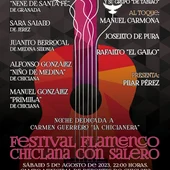 Cartel de Chiclana con Salero este sábado Cartel de Chiclana con Salero este sábado