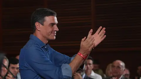 Pedro Sánchez, en un acto de campaña. Pedro Sánchez, en un acto de campaña.