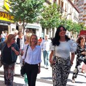 La concejala de Fiestas, Nuria Mur, y Lorena Orduna han disfrutado del Green Friday junto a otros concejales.