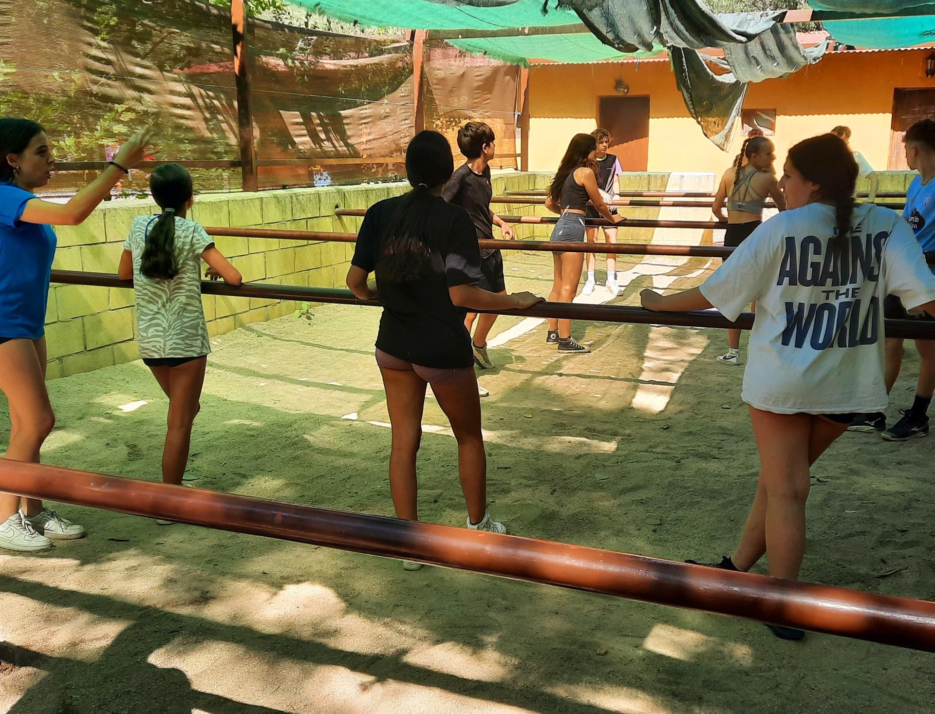 Jóvenes participan en el Valle del Jerte en un proyecto sobre educación en valores y contra el cambio climático Jóvenes participan en el Valle del Jerte en un proyecto sobre educación en valores y contra el cambio climático