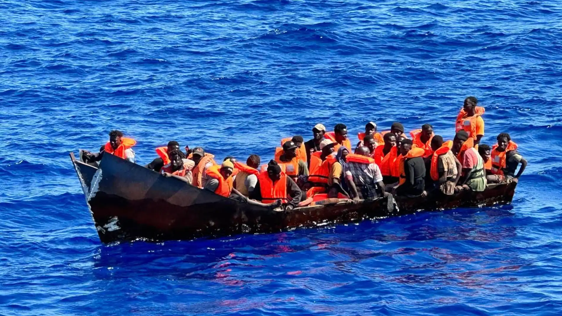 Más de 2.000 migrantes han desembarcado en las últimas horas en la isla de Lampedusa.