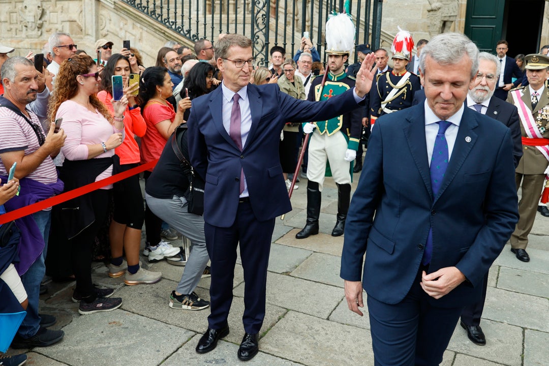 El presidente de la Xunta rechaza "demonizar" a Vox y dice que Bildu llevó a condenados de ETA en sus listas El presidente de la Xunta rechaza "demonizar" a Vox y dice que Bildu llevó a condenados de ETA en sus listas