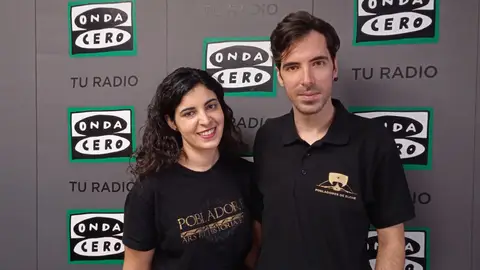 El vicvepresidente de Pobladores de Elche con la Dama de Heliké 2023, Alba Cruz El vicvepresidente de Pobladores de Elche con la Dama de Heliké 2023, Alba Cruz