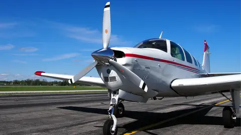 Un Beechcraft Bonanza A-36 como el siniestrado Un Beechcraft Bonanza A-36 como el siniestrado